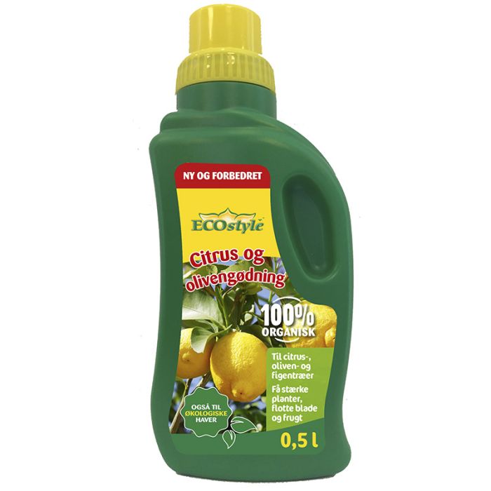 flydende citrus og oliven gødning