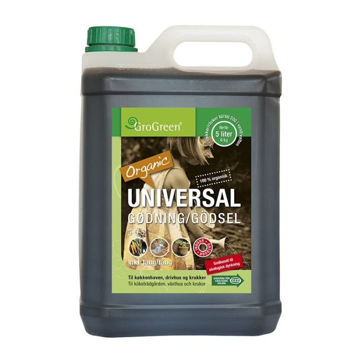 GroGreen Universal Gødning 5 liter