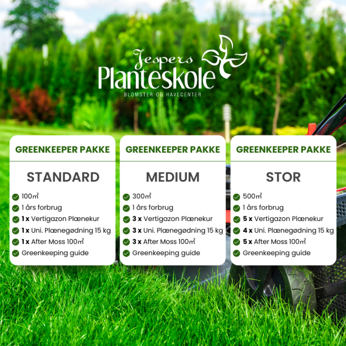 Greenkeeper Medium Pakke - 100㎡