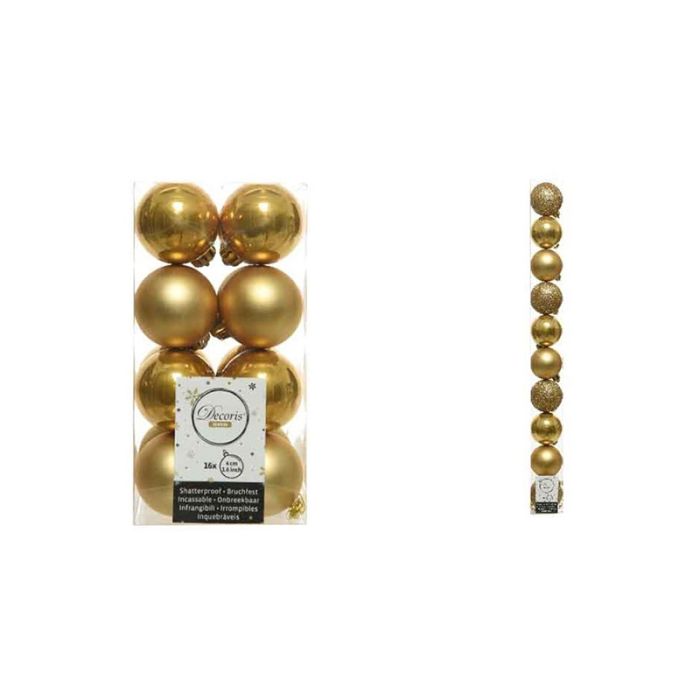 Guld julekugler