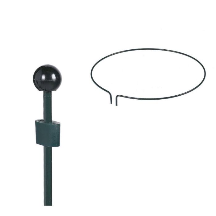 Plantestok med ring 125 cm