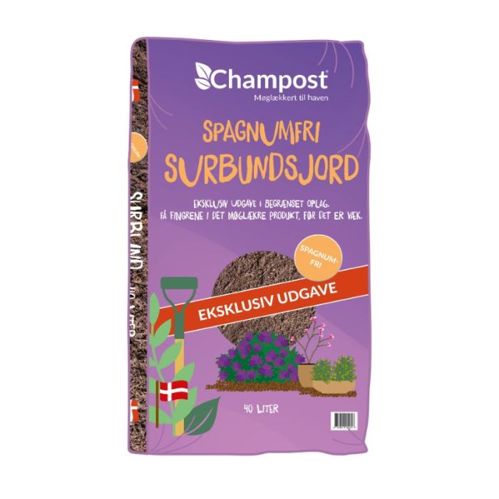 Spagnumfri Surbundsgødning - Champost