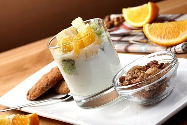 Hasselnødder i morgenmaden