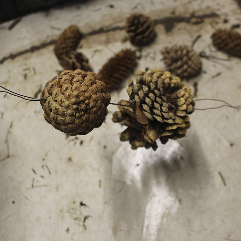 Lav en kogle guirlande