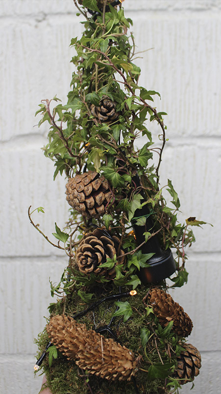 lys i efeudekoration