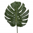 Monstera blad grøn kunstig - 60 cm