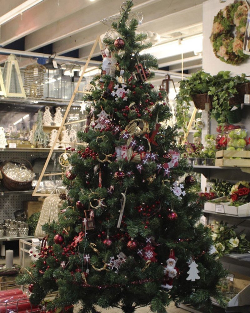 Pyntet juletr&aelig;