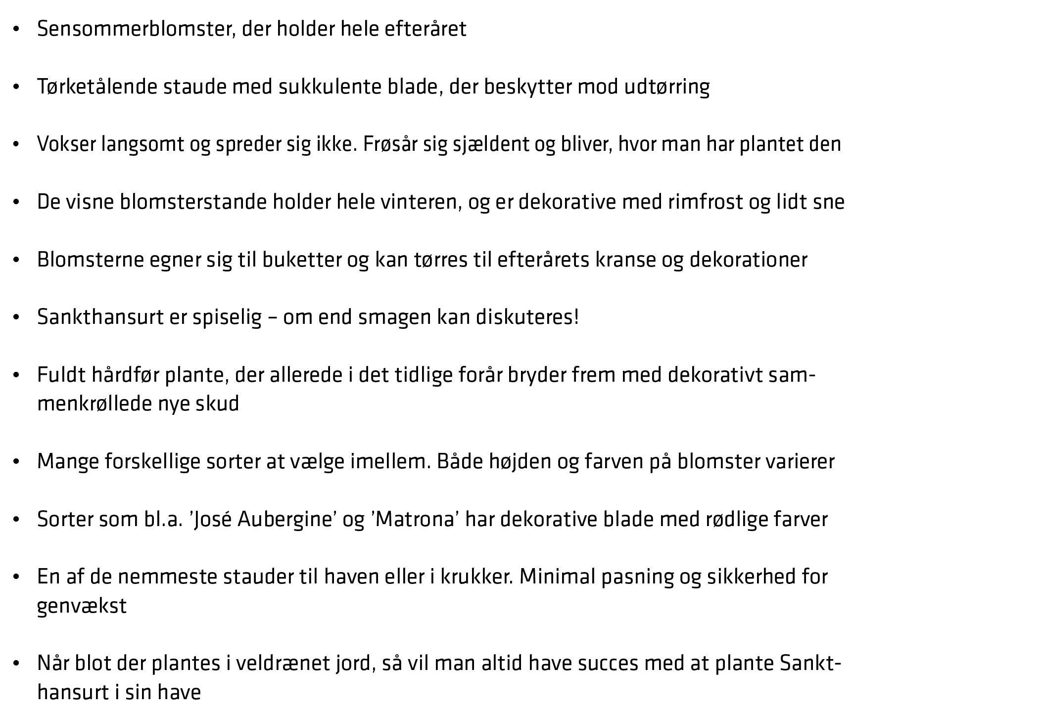 Gode grunde til at vælge sankthans urt